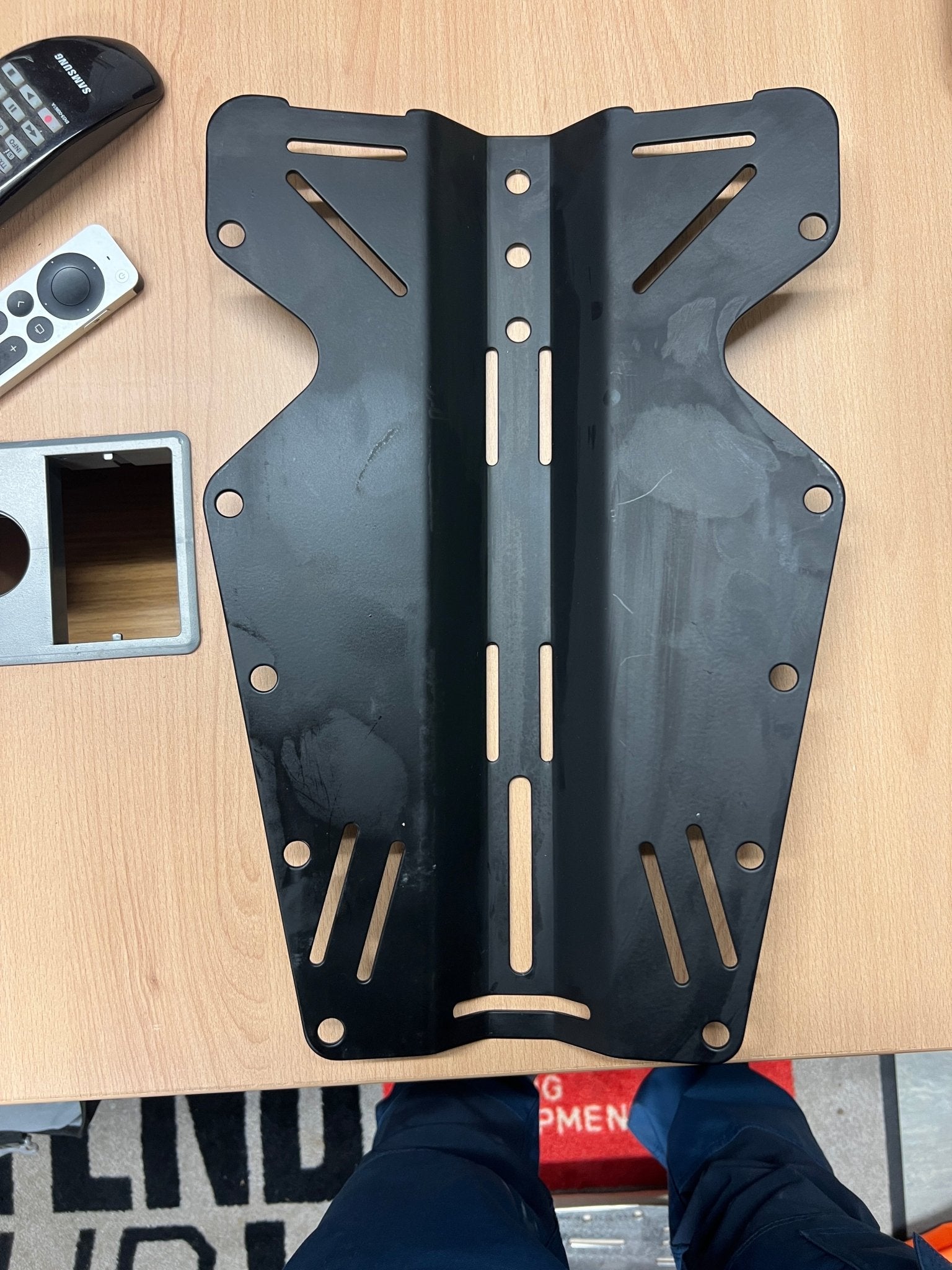 NEW Scuba Force Black Devil Back Plate - CCR LAB