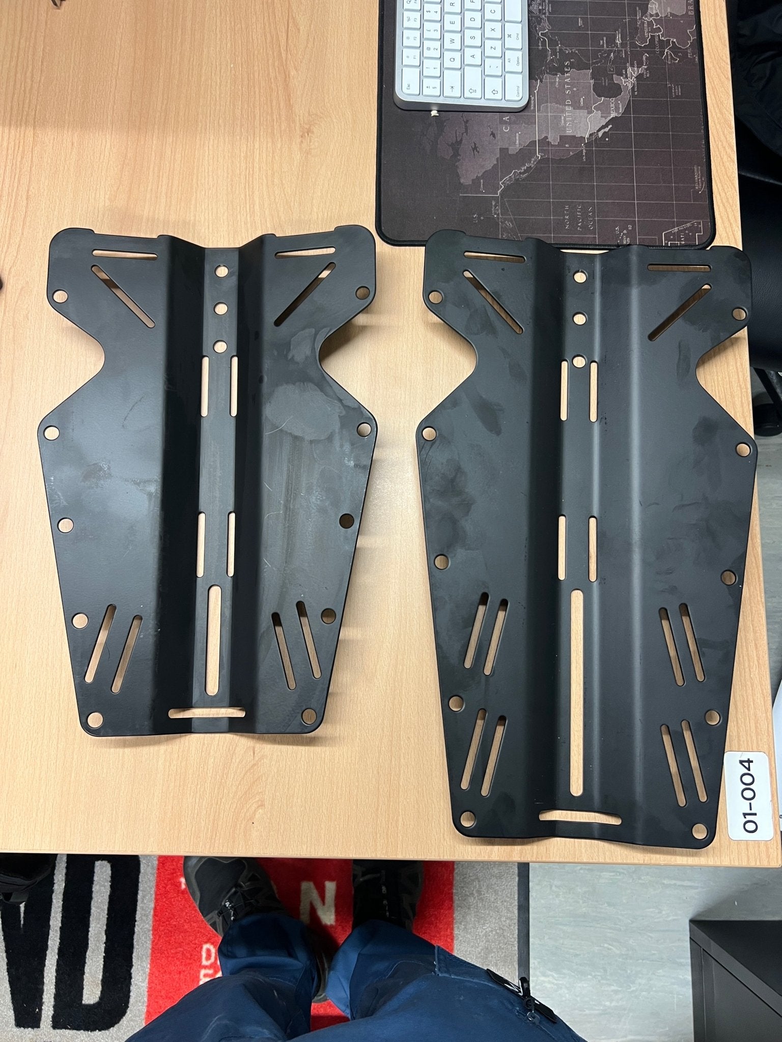 NEW Scuba Force Black Devil Back Plate - CCR LAB