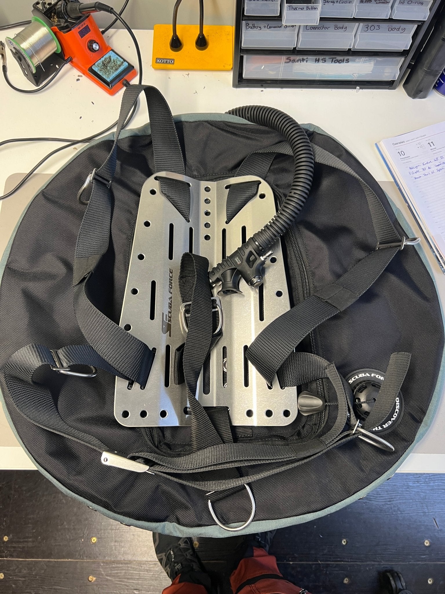 Scubaforce Black Devil 45 Wing System - CCR LAB