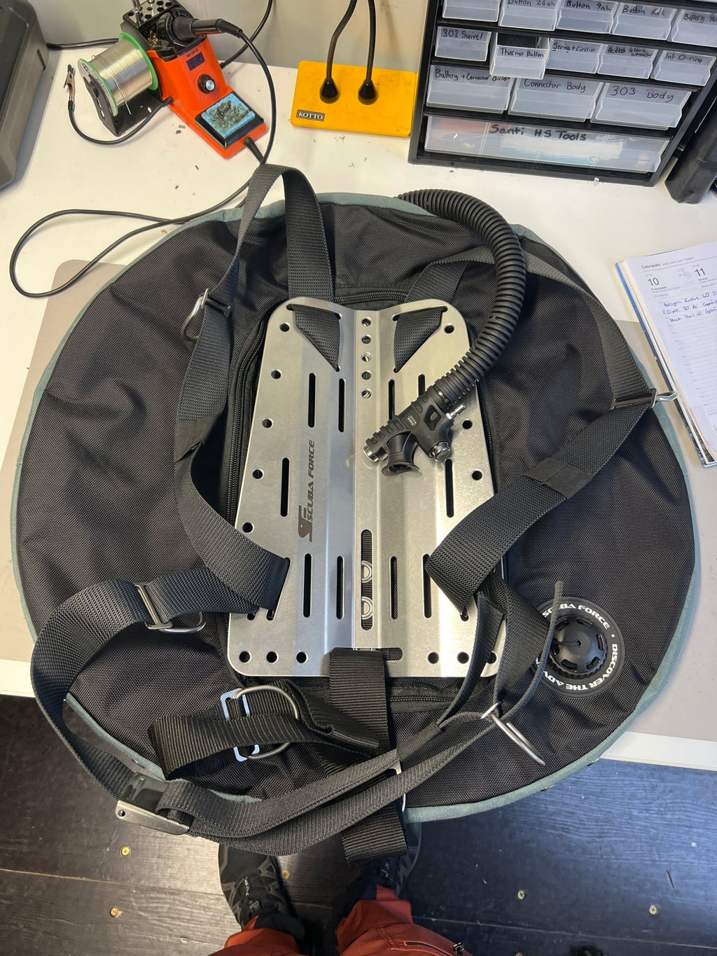 Scubaforce Black Devil 45 Wing System - CCR LAB