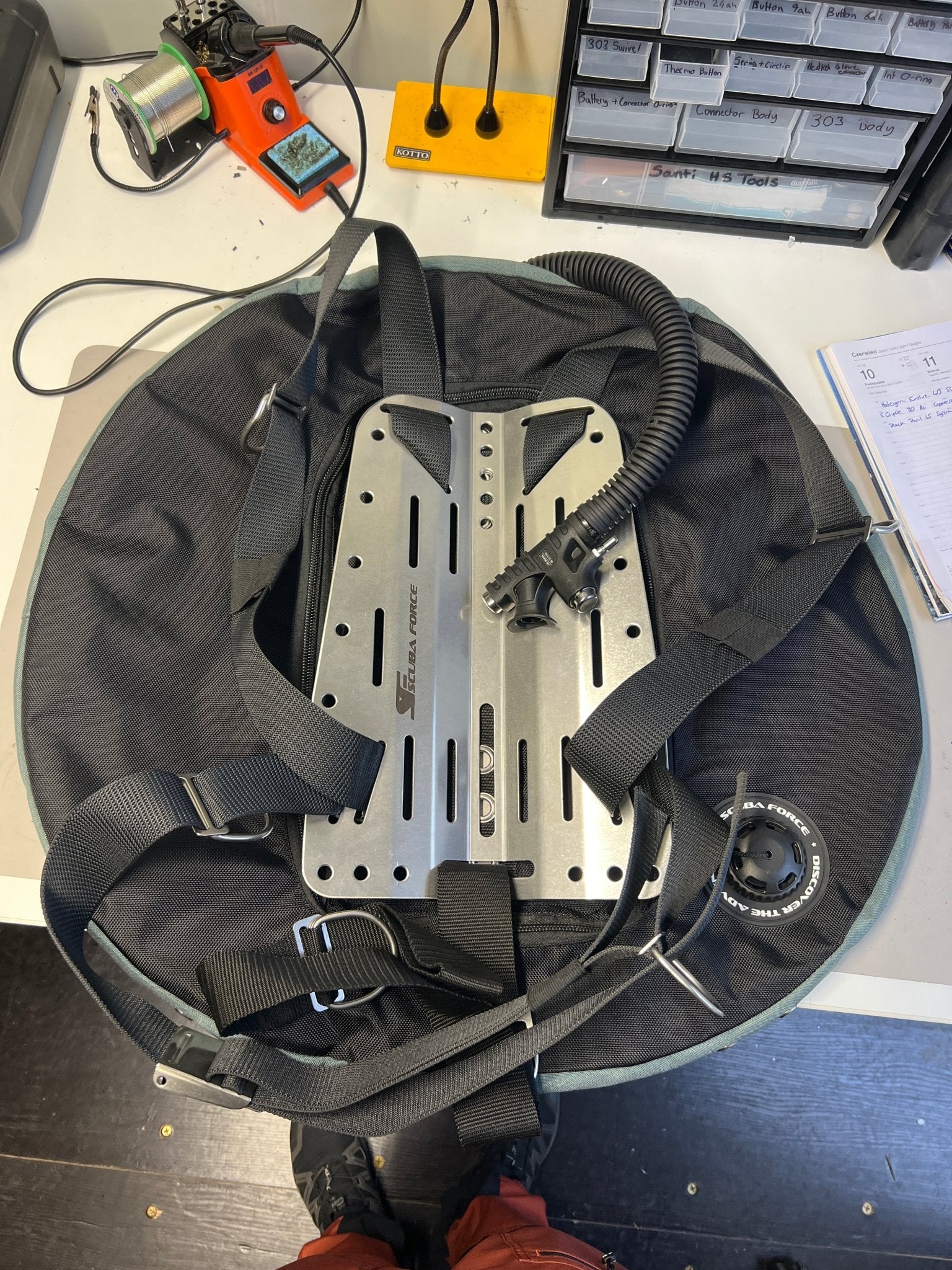 Scubaforce Black Devil 45 Wing System - CCR LAB